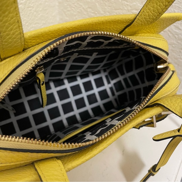 🆕Kate Spade ♠️ Holden Street Small Lanie Satchel/Crossbody in Lemon Yellow - Picture 11 of 15